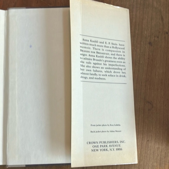 Book : Brando for Breakfast by Anna Kashfi Brando & E.P.Stein Hardcover - Picture 7 of 10